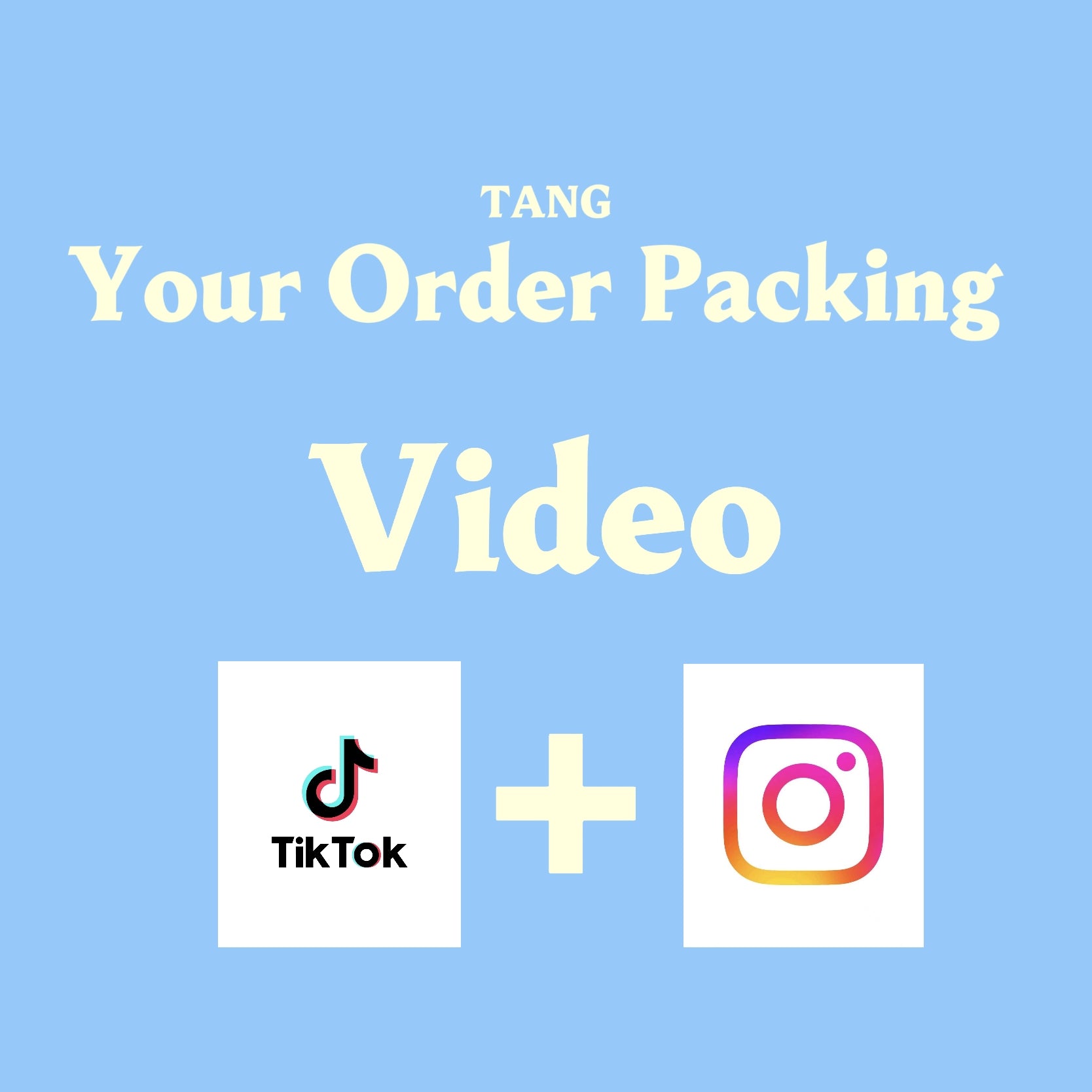 Video of packing your order